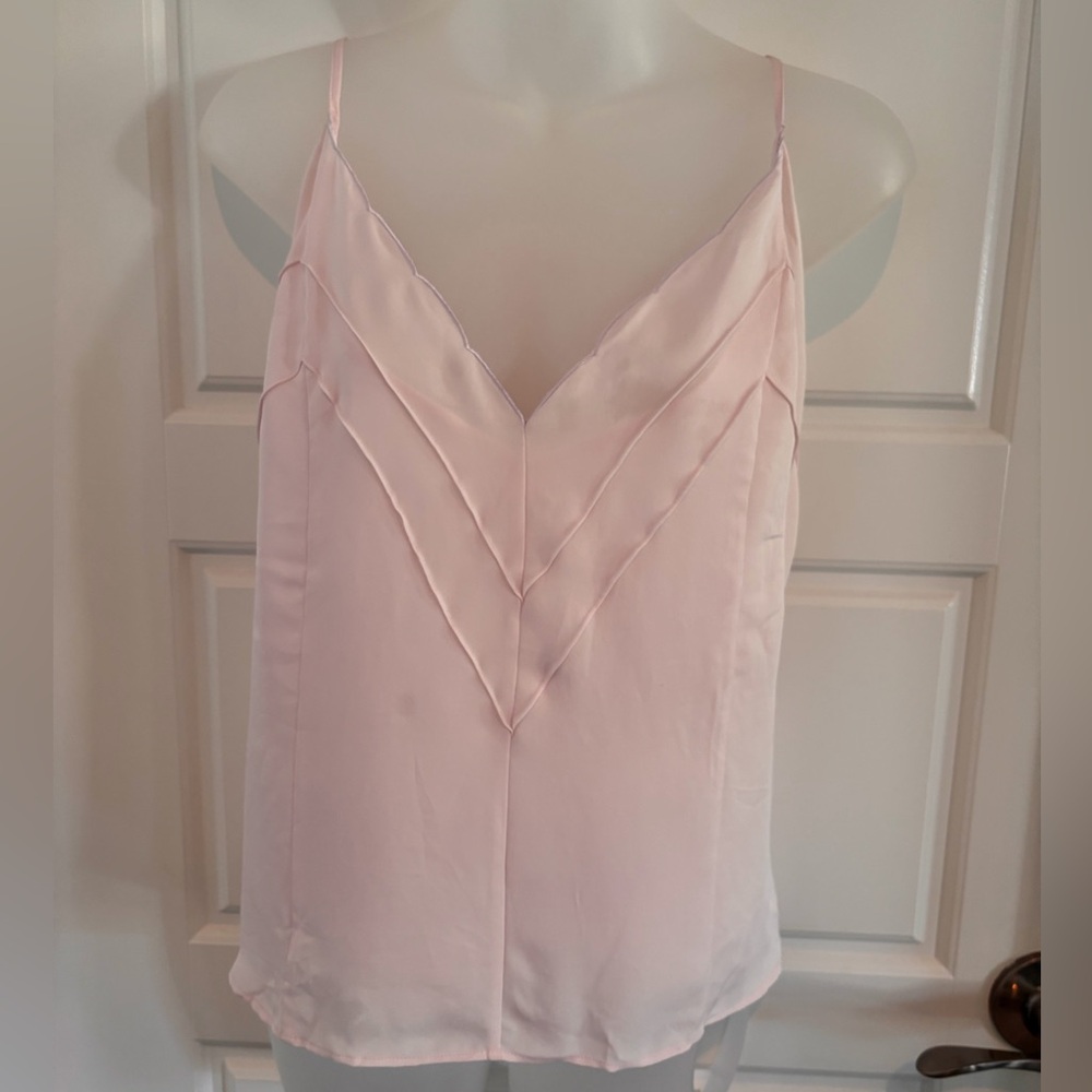 Lewit 100% Silk Pink Camisole Top Lined size Medium NWT